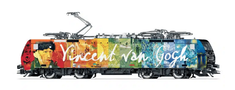 Märklin 39864 – EW 64 F4-206 (série 189) « Vincent van Gogh » de la ERS Railways